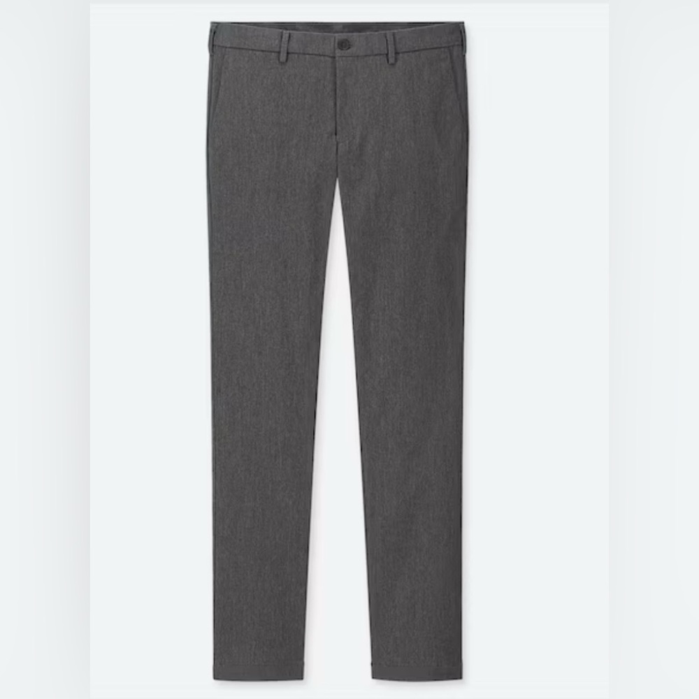 Uniqlo slim fit chino flat front pants 32x34 NWT